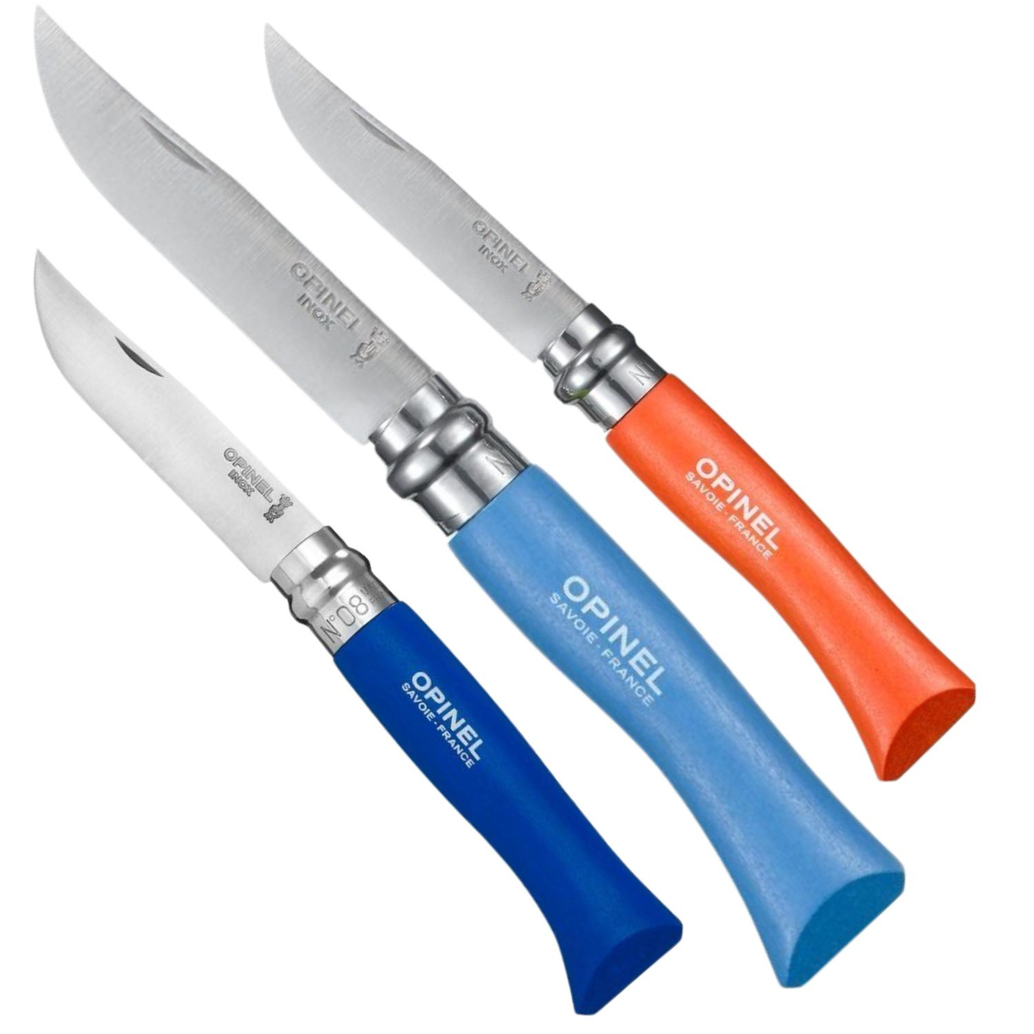 Opinel Inox No.7 Renkli 12C27 Paslanmaz Çelik Cep Çakısı