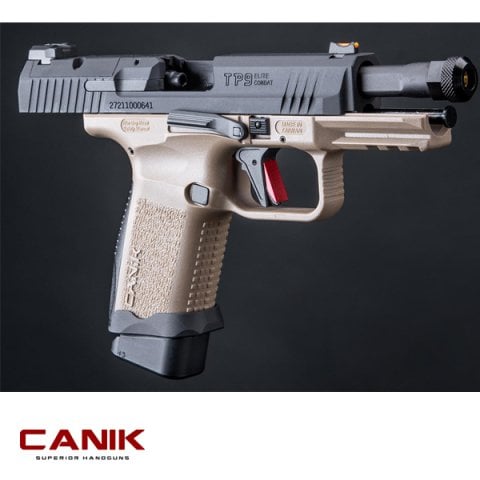 Canik TP9 Elite Combat Airsoft Replika - Duo Tone - Tan+Siyah