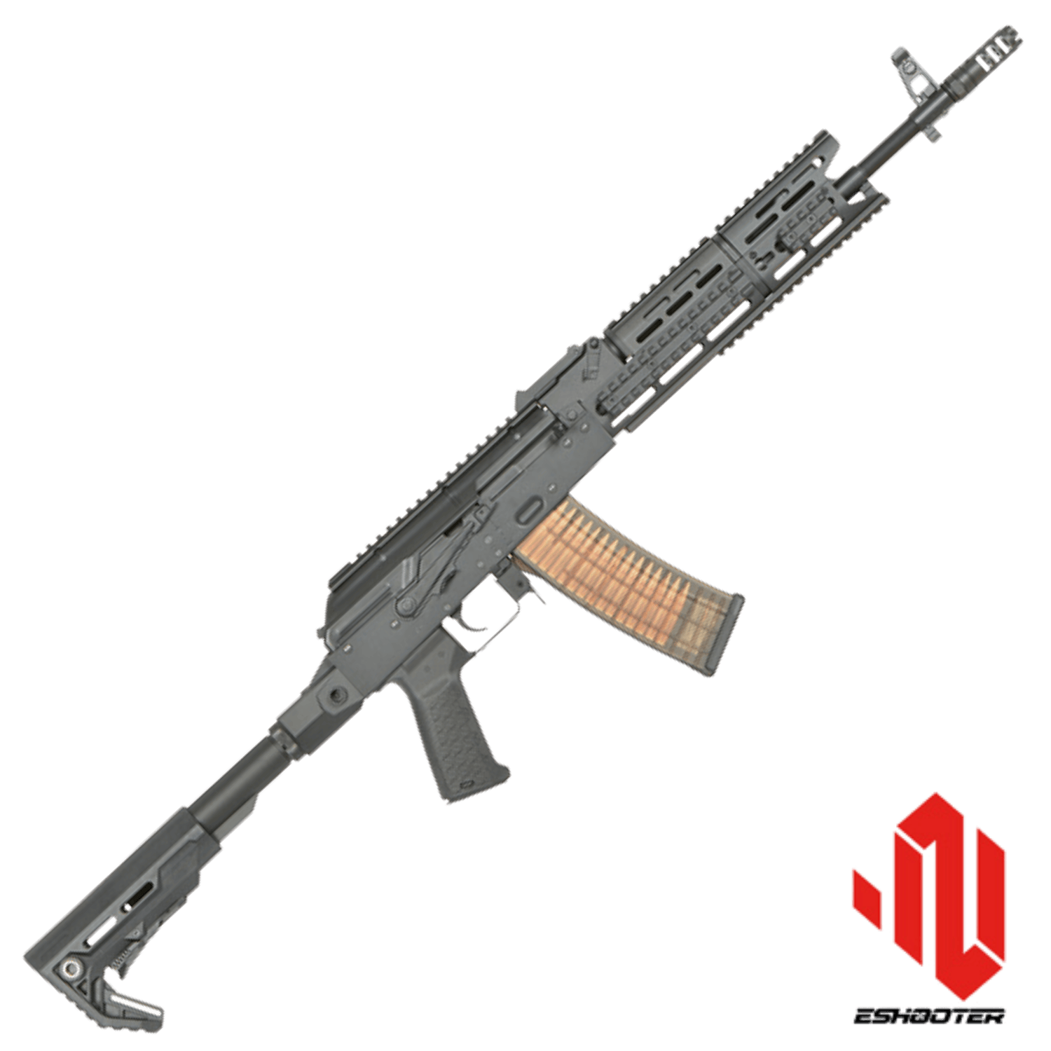 EMG Strike Industries AK-TRAX BLACK Airsoft Modern AK74 Eshooter ETU sistem