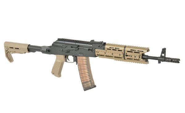 EMG Strike Industries AK-TRAX DESERT Airsoft Modern AK74 Eshooter ETU sistem