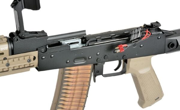 EMG Strike Industries AK-TRAX DESERT Airsoft Modern AK74 Eshooter ETU sistem