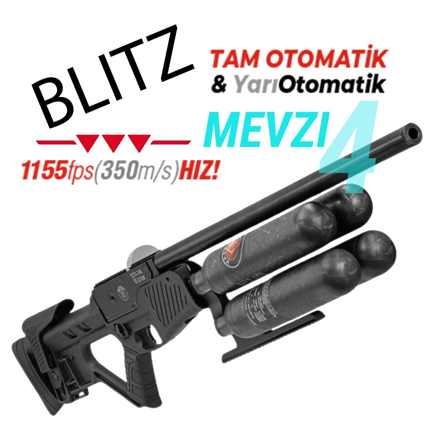 HATSAN BLITZ MEVZI IV PCP Havalı Tüfek