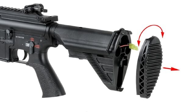 Double Bell HK416 M416 AEG Airsoft Tüfek Siyah BY-812
