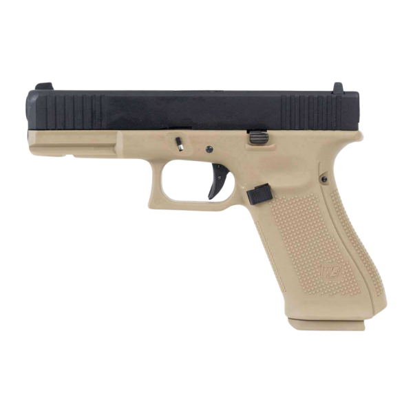 WE GLOCK G17 ''F'' GEN5 2TONE SIYAH+TAN GBB AIRSOFT TABANCA