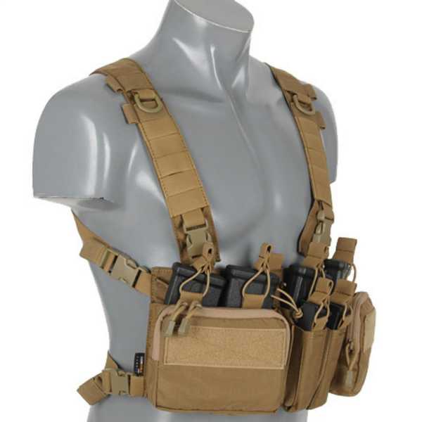 8FIELDS Buckle Up Recce/Sniper Chest Rig - COYOTE BROWN