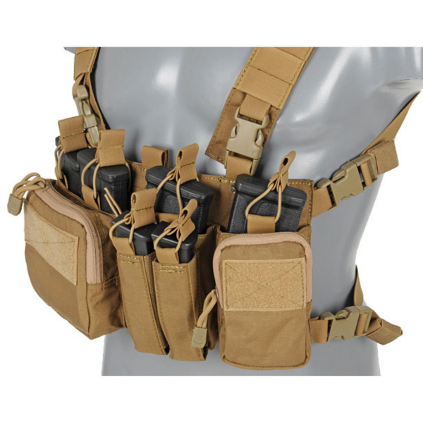 8FIELDS Buckle Up Recce/Sniper Chest Rig - COYOTE BROWN