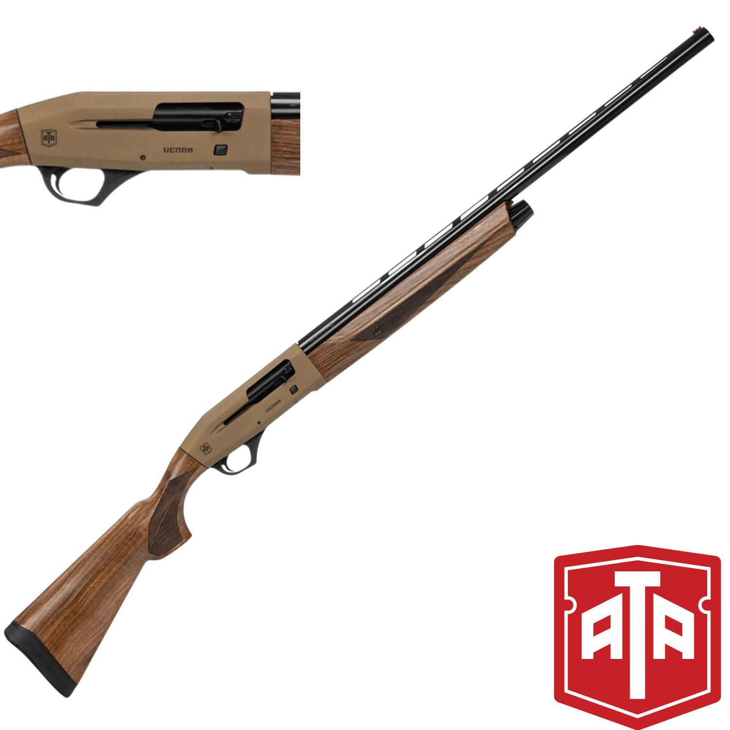 ATA ARMS VENZA AĞAÇ BRONZ 12 CAL 71 CM YİVSİZ AV TÜFEĞİ