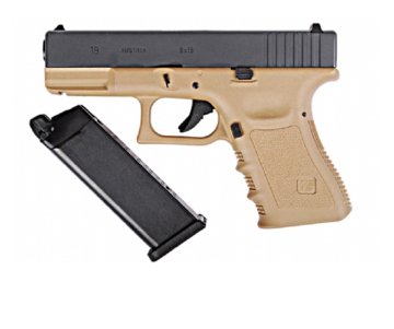 WE G19 GLOCK19 GEN3 TAN GBB AIRSOFT TABANCA