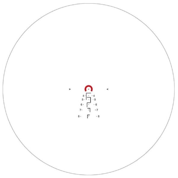 Arken Optics EP-8 1-8x28 FFP KLBOX (MOA) Tüfek Dürbünü