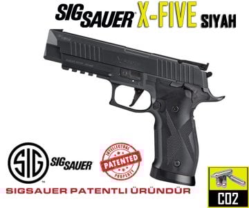 SIG SAUER X-FIVE HAVALI TABANCA 4.5mm SIYAH SigSauer Lisanslı