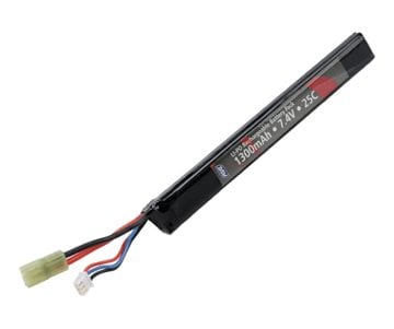 ASG 7.4v 1300mah AIRSOFT LIPO PIL SINGLE STICK (18568)