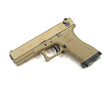 WE G18C GLOCK18C TAN/TAN GBB AIRSOFT TABANCA