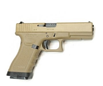 WE G18C GLOCK18C TAN/TAN GBB AIRSOFT TABANCA