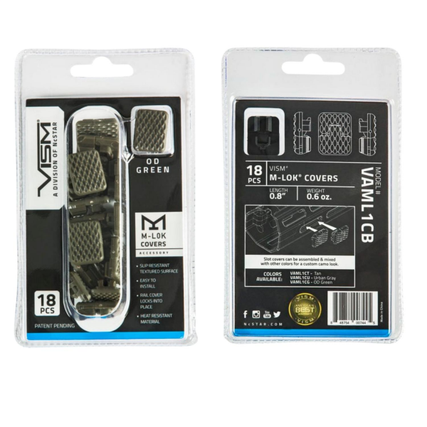 Ray Koruma M-LOK Covers Haki Yeşil 18li paket - SET