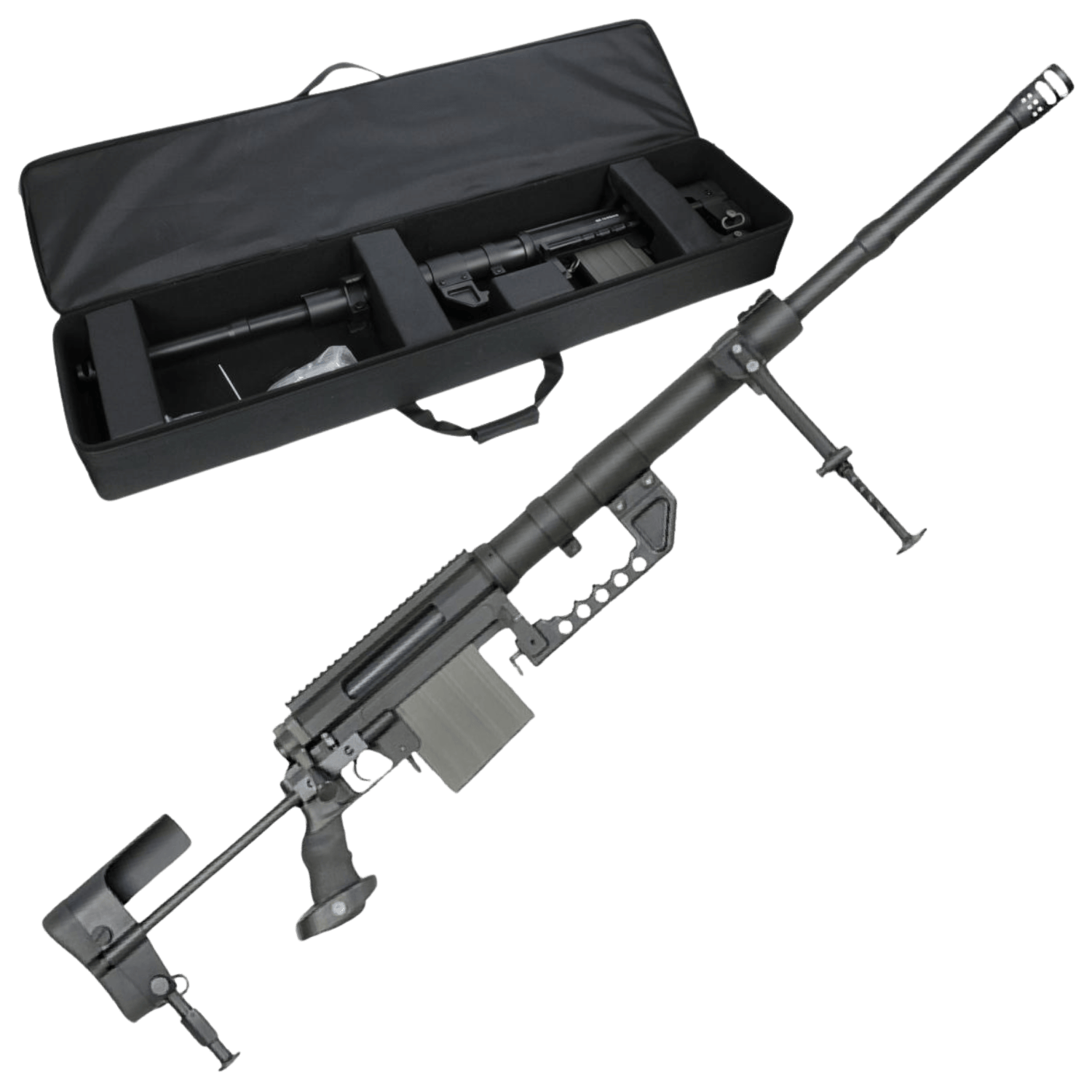 S&T SmartTeam ST200 Black Full Metal Airsoft Bolt- Action Tüfek CANTA Dahil