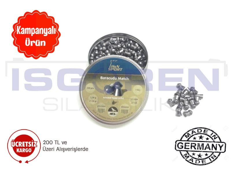 H&N Baracuda Match 5.5 mm Havalı Saçma