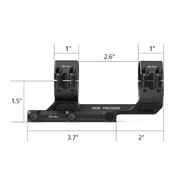 Arken Optics Rigid Precision Mounts 30mm 20 MOA Tek Parça Tüfek Dürbün Ayağı ARP30