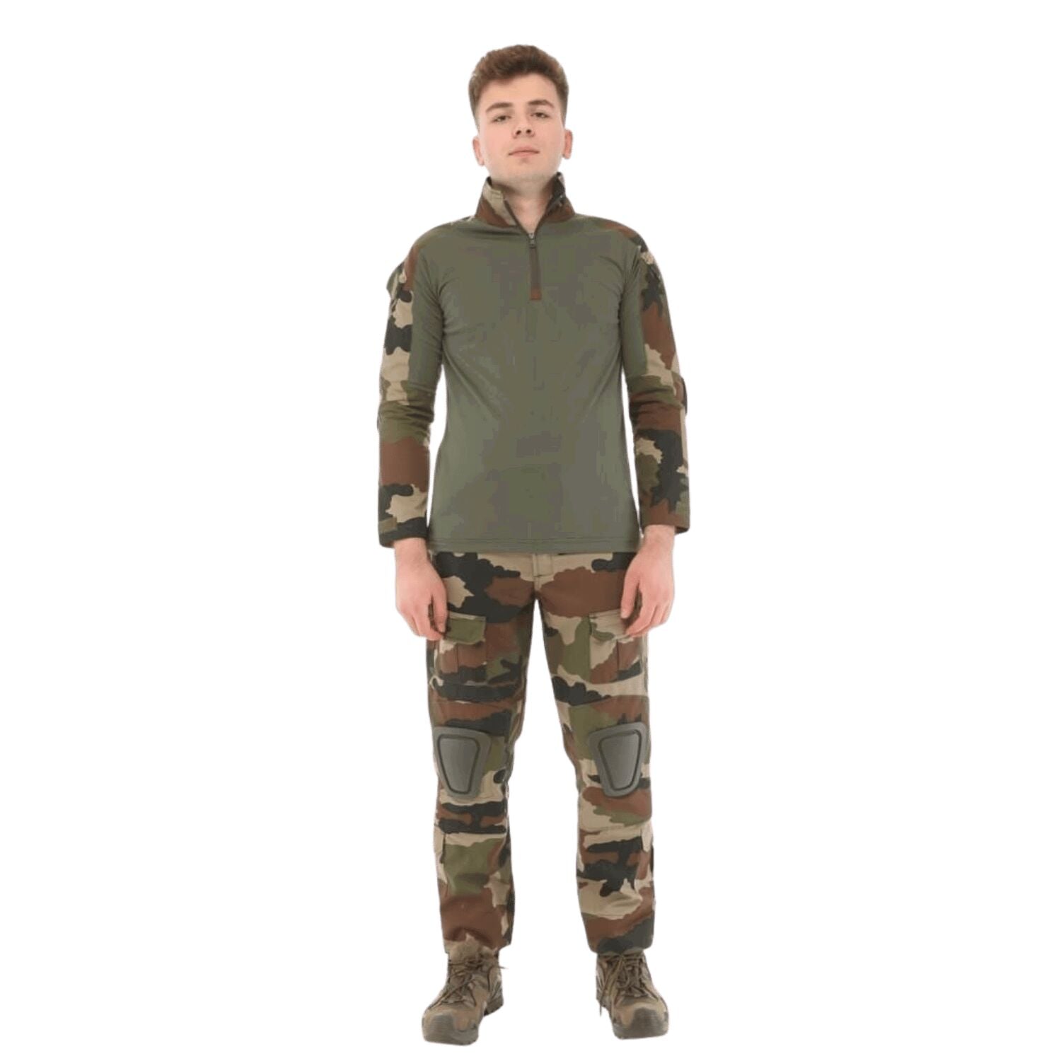 Single Sword Dizlikli Kamuflaj Tactical Erkek Pantolon - Outdoor Taktik Pantolon ( Dizlikli) - USA