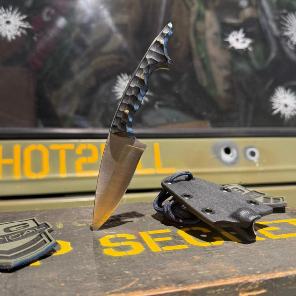 ISG Tactical Handmade Kydex Kılıflı Taktik Bıçak - Siyah