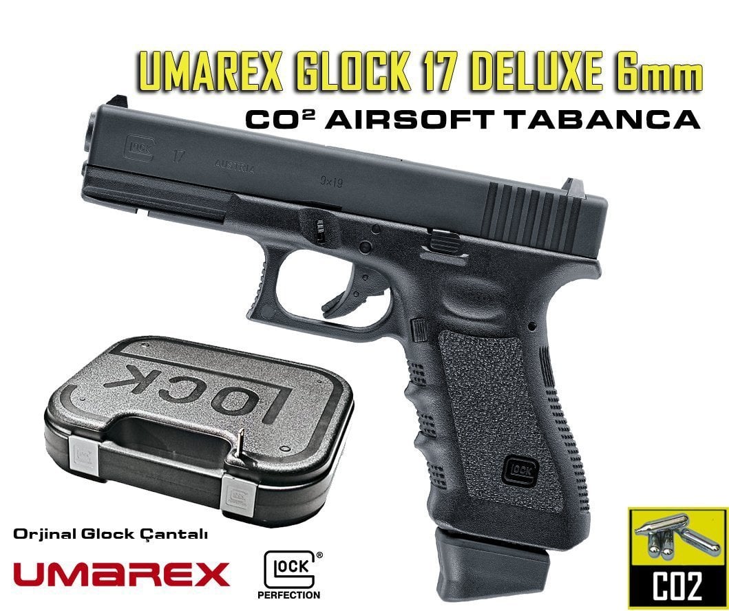 UMAREX Glock17 Deluxe 6MM Blowback Airsoft Tabanca