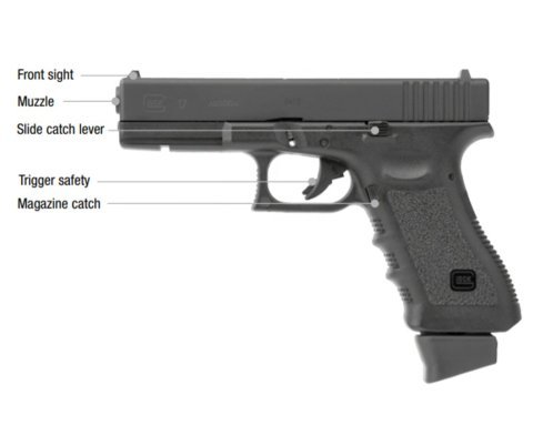 UMAREX Glock17 Deluxe 6MM Blowback Airsoft Tabanca