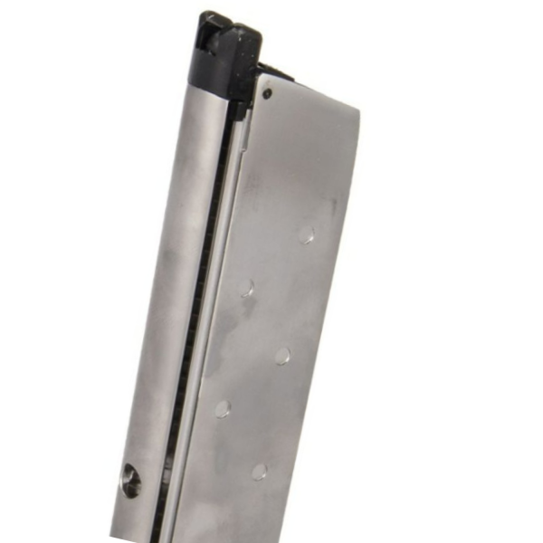 WE M1911A SILVER GBB 15BB AIRSOFT TABANCA ŞARJÖRÜ  Metal Taban