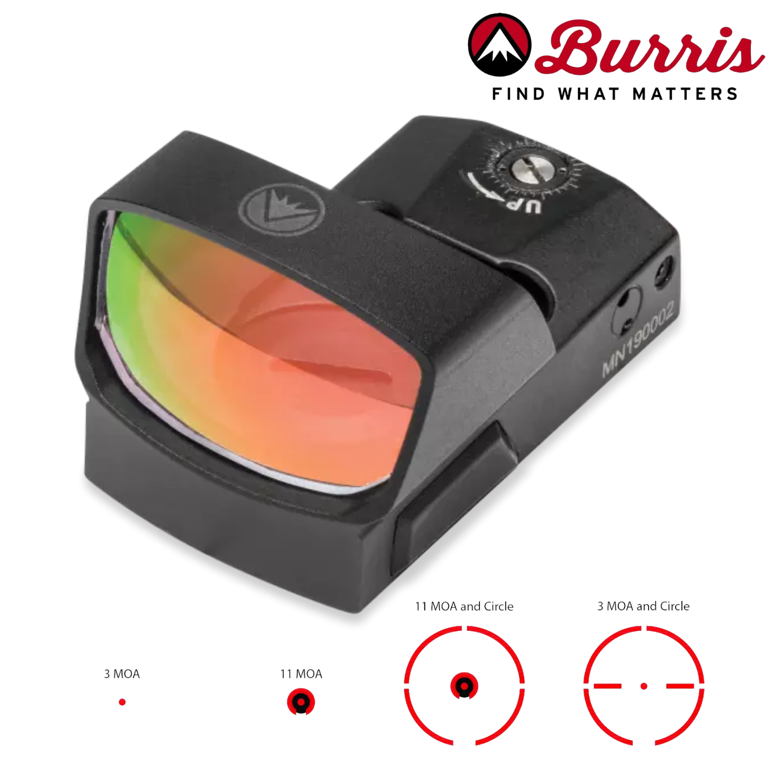 BURRIS FastFire™ 4  4 Multi-Reticlecs Picatinny Reflex Red Dot Sight
