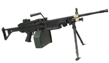 M249 Minimi A&K Hafif Makinalı Airsoft Tüfek FULL METAL VERSIYON