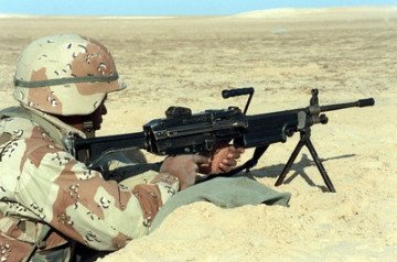 M249 Minimi A&K Hafif Makinalı Airsoft Tüfek FULL METAL VERSIYON