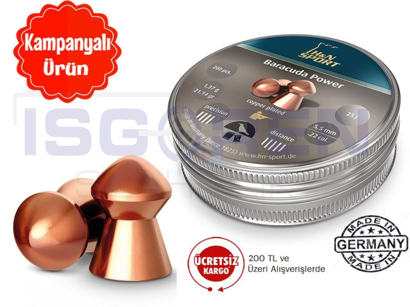 H&N Baracuda Power 5.5 mm Havalı Saçma