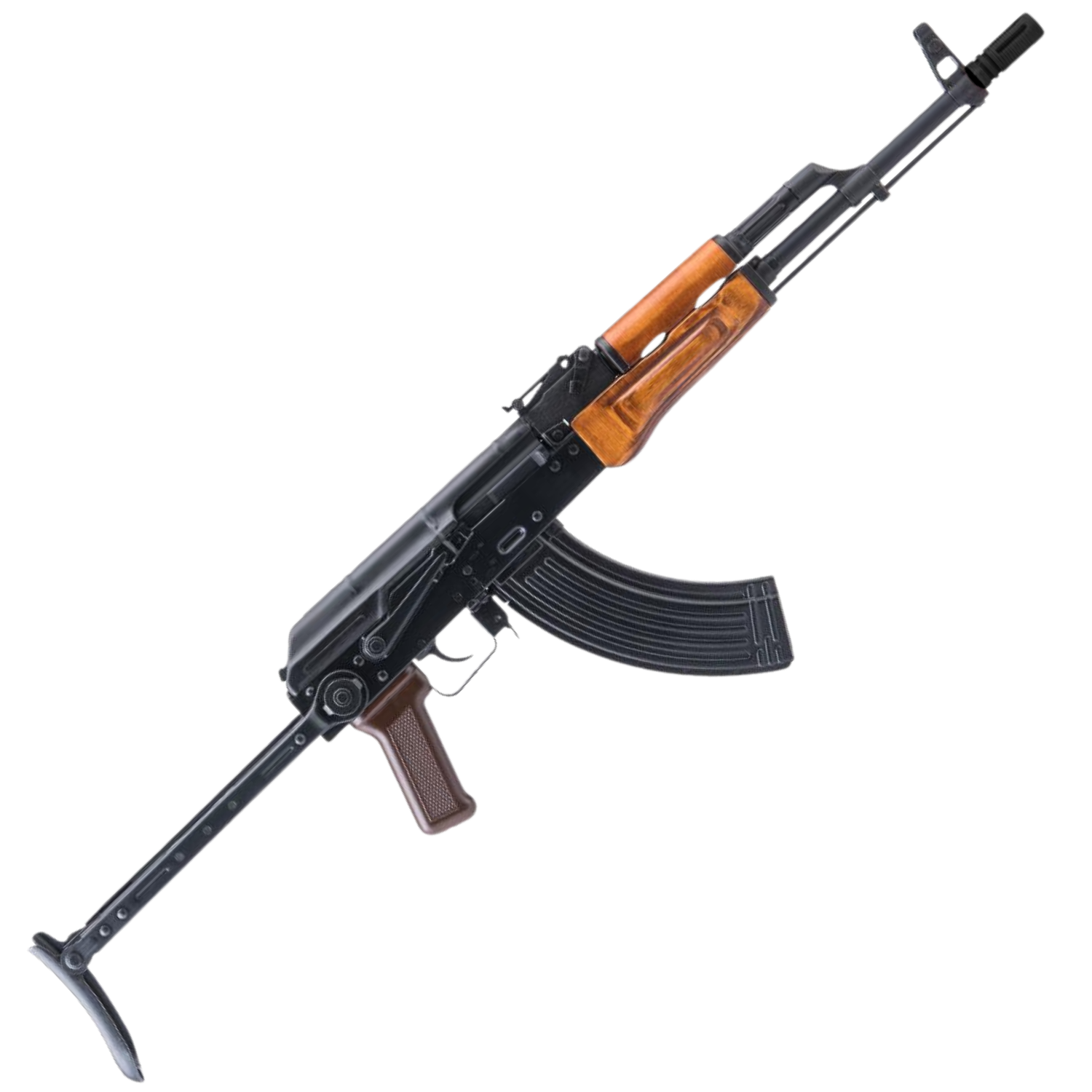 GHK AKMS Airsoft GBB Tüfek Gerçek Ağaç Metal Gövde ve Dipçik