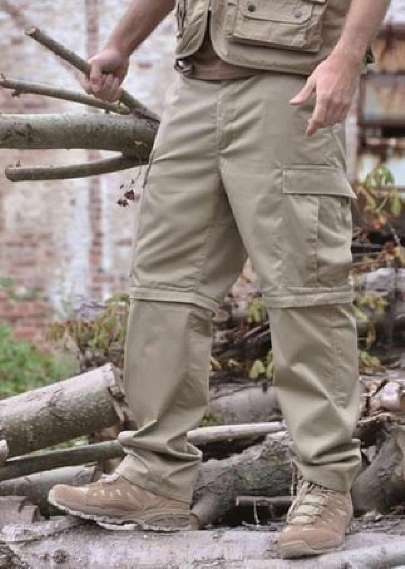 STURM ZIP-OFF BEJ PANTOLON L