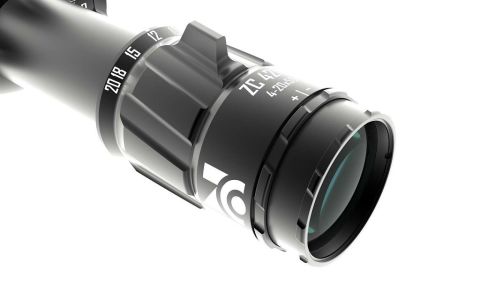 (ZCO) ZC420 4-20X50 FFP IR MPCT2 0.1 MIL Spuhr Tek Parça Montajlı Tüfek Dürbünü
