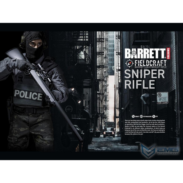 EMG Barrett Fieldcraft Airsoft Precision Bolt-Action Sniper Tüfek
