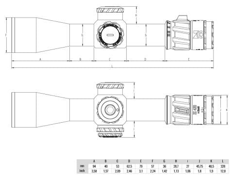 (ZCO)  ZCO 4-20x50 Abs TREMOR 3 CCW Tüfek Dürbünü