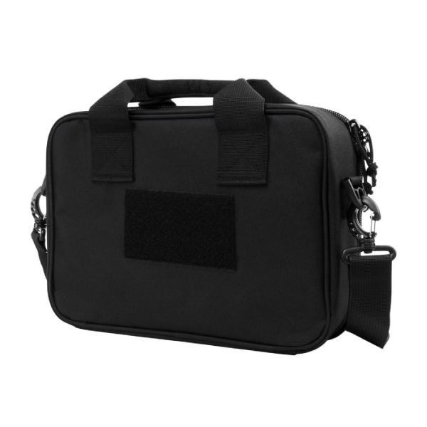 VISM Heavy Duty Double Pistol Range Bag Tabanca Atış Çantası SIYAH 13'' (33cm)