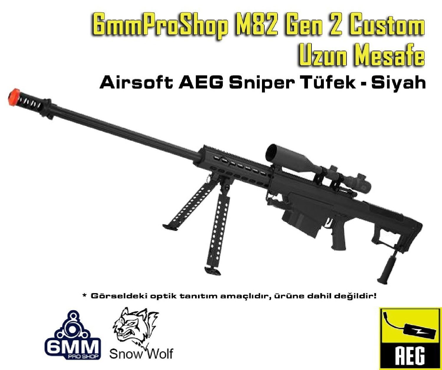 6mmProShop M82 Gen2 Custom Sniper DMR AEG Airsoft Tüfek