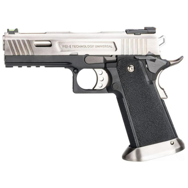 WE Hi Capa 4.3 ALLOSAURUS SILVER FullAUTO Airsoft Tabanca (WE-H009WET-SV)