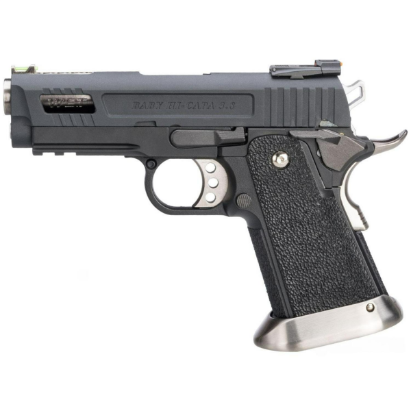 WE Hi Capa 3.8 SIYAH FullAUTO Airsoft Tabanca Velociraptor (WE-H007WET-1)