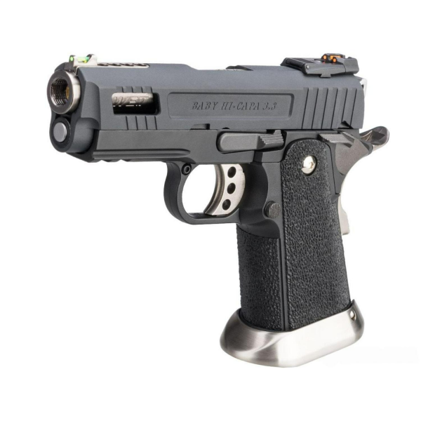 WE Hi Capa 3.8 SIYAH FullAUTO Airsoft Tabanca Velociraptor (WE-H007WET-1)