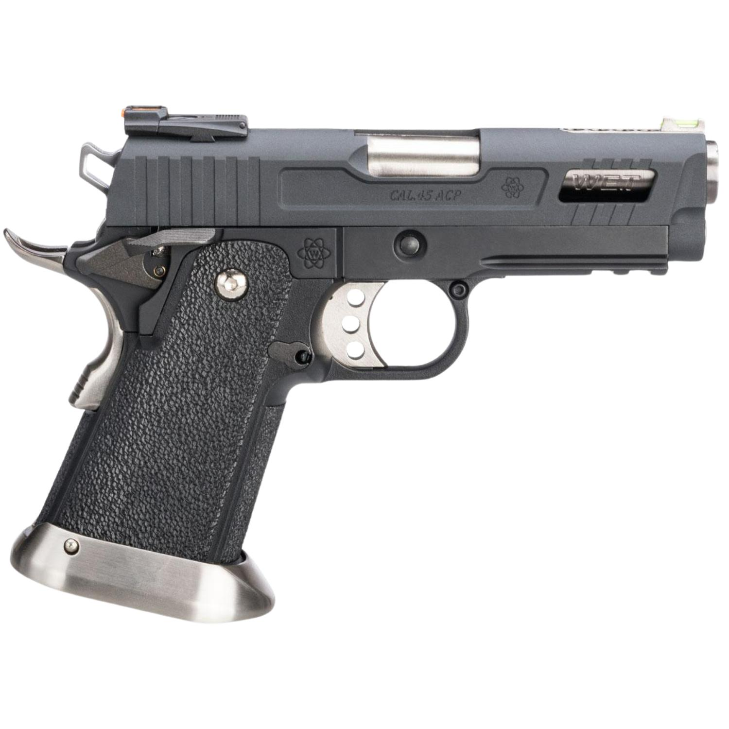 WE Hi Capa 3.8 SIYAH FullAUTO Airsoft Tabanca Velociraptor (WE-H007WET-1)