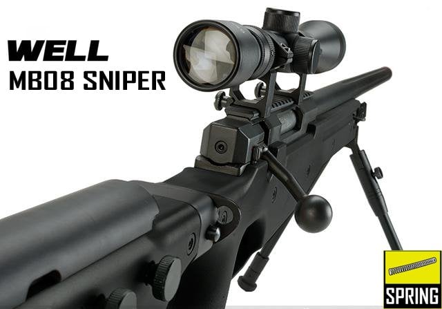 Well MB08 L96 Airsoft Sniper Black