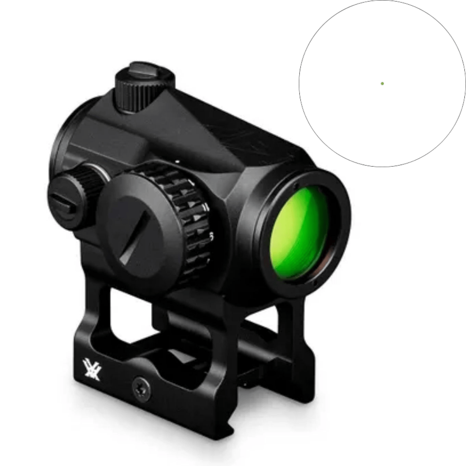 Vortex Crossfire 2 MOA 1x22mm 11 Kademeli GreenDot Sight - CF-GD2