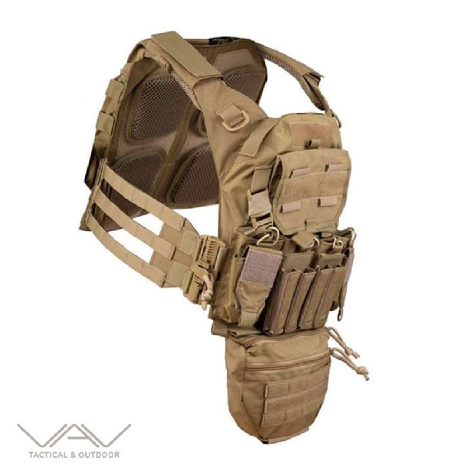 VAV Airsoft Vest Hücum Yeleği - ATTAC02 Renk : Bej