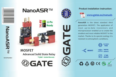 GATE NANO ASR NASR AIRSOFT MOSFET UNITESI