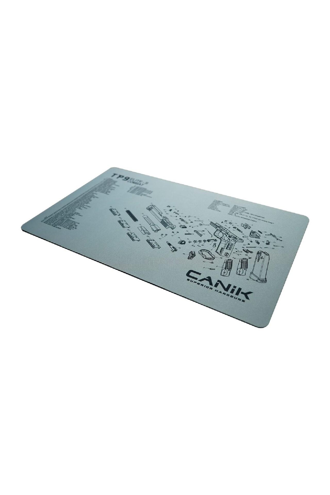 Canik TP9 Elite S Combat Bakım Matı – 60x40 cm Kaymaz Temizlik Pedi  MMAC-471
