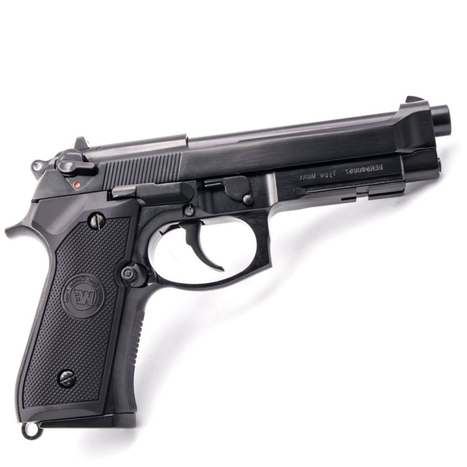 WE BERETTA M9A1 RAIL SIYAH Full AUTO GBB AIRSOFT TABANCA (WE-M012BOX-BK)