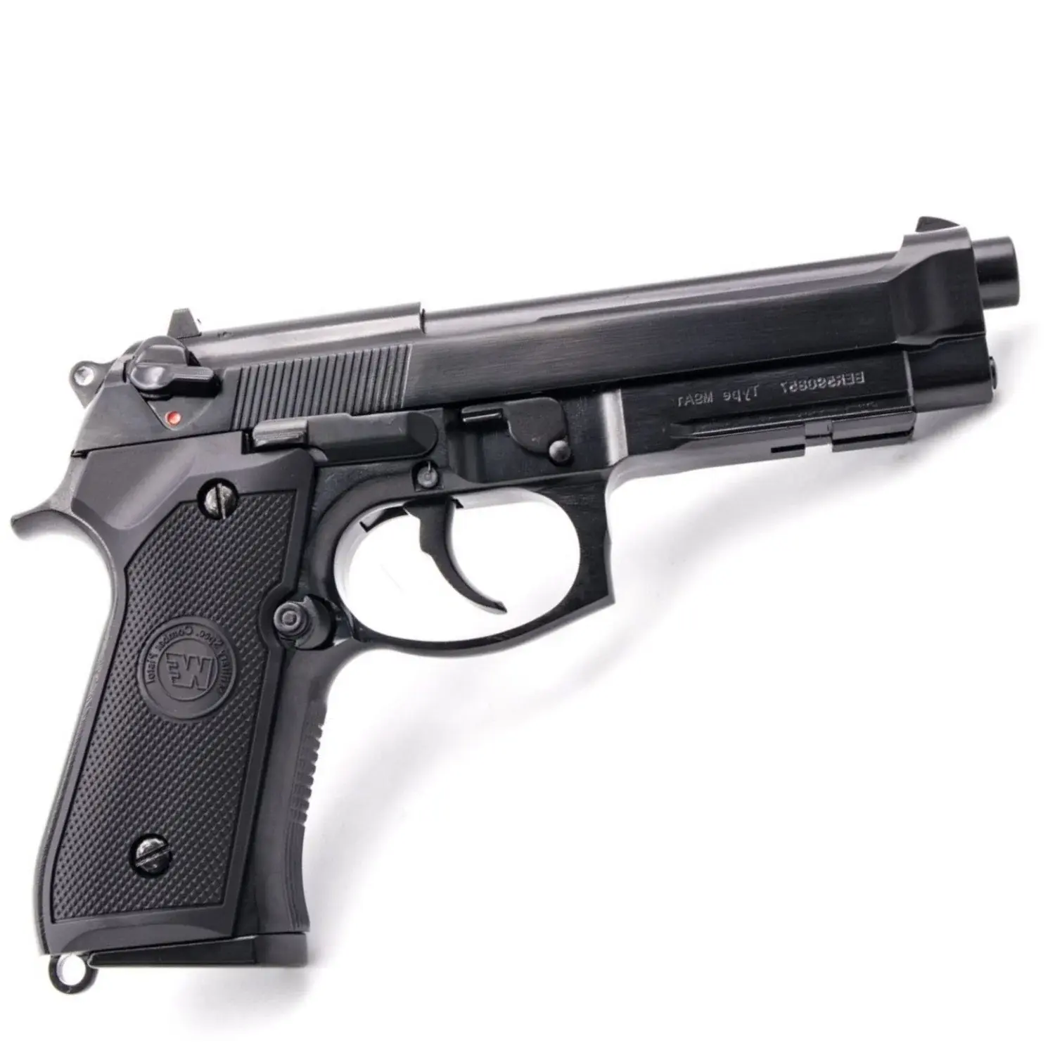 WE BERETTA M9A1 RAIL SIYAH GBB AIRSOFT TABANCA (WE-M012BOX-BK)