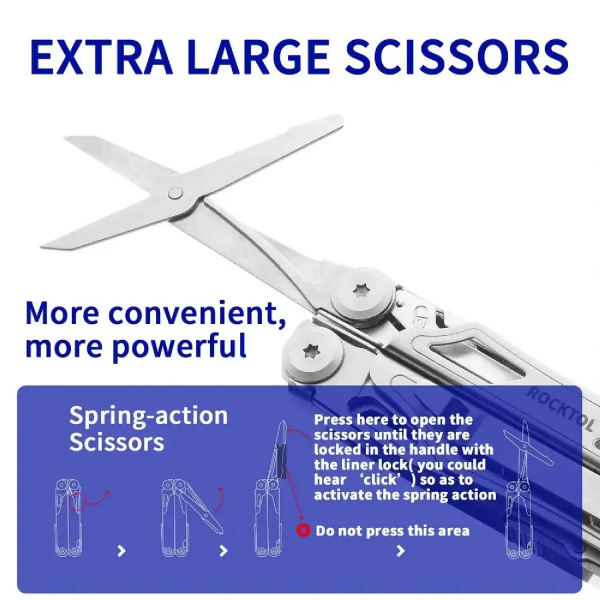 Rocktol 22 Fonksiyonlu Multitool Pense - RT SK04