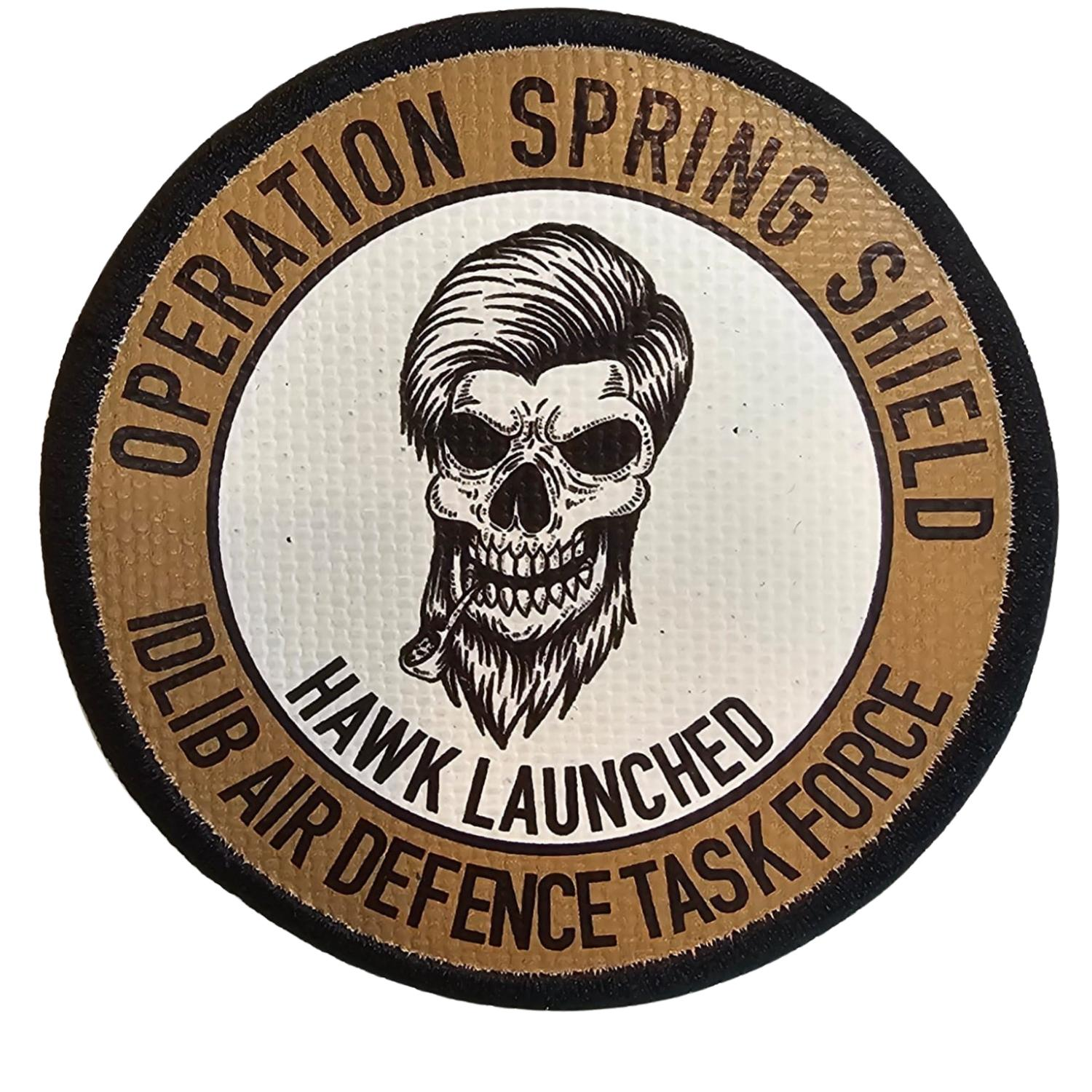 HAWK LAUNCHED ROUND PATCH  - RENKLİ